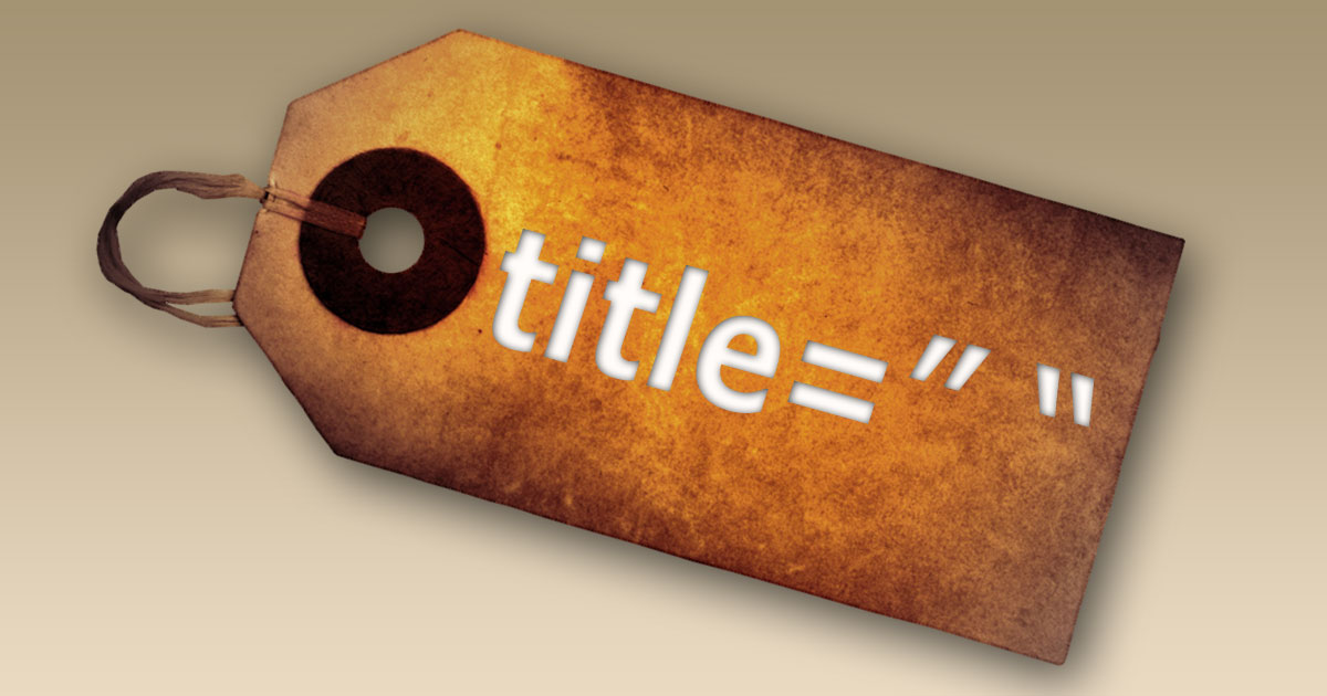 : The Document Title element - HTML: HyperText Markup Language | MDN