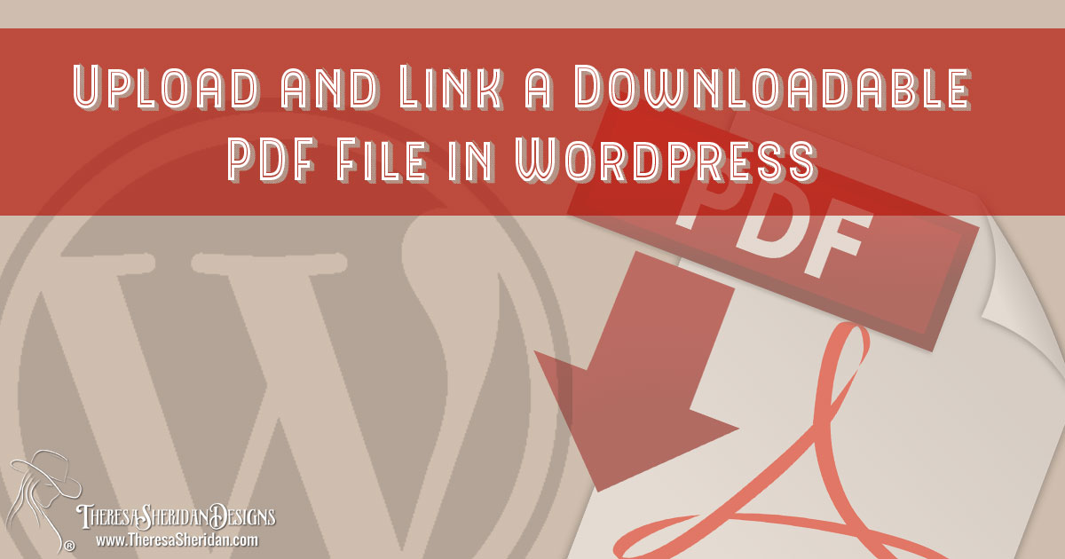 Upload and lind a pdf file on your website