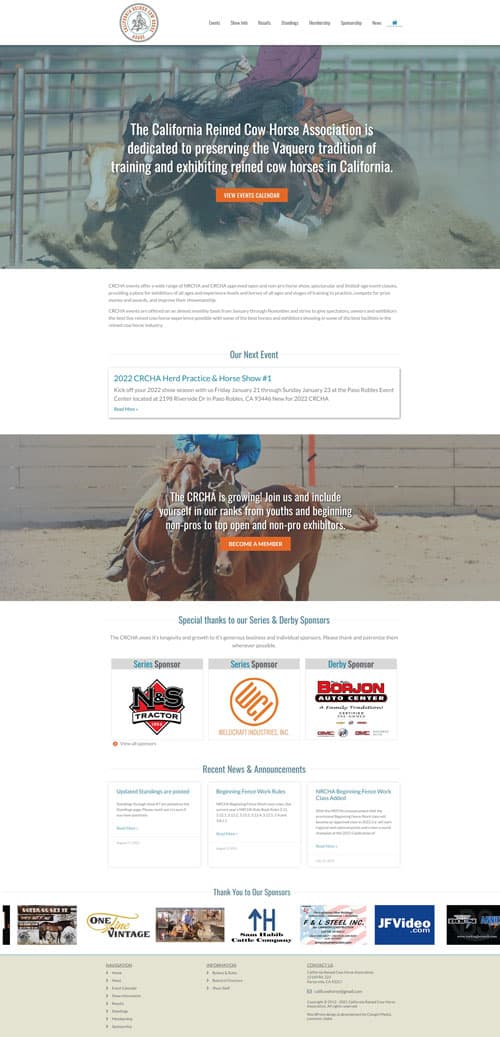 California Reined Cow Horse Association