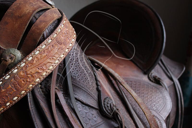 vintage saddle texture
