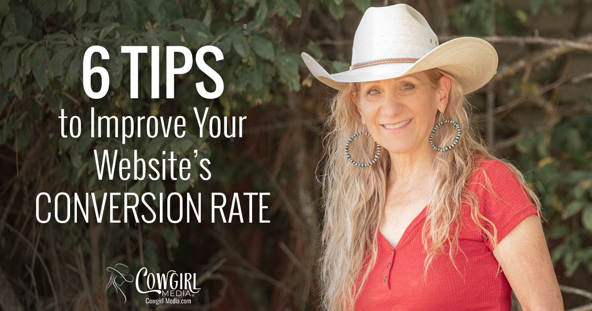 6 tips to improve your websites conversion rate
