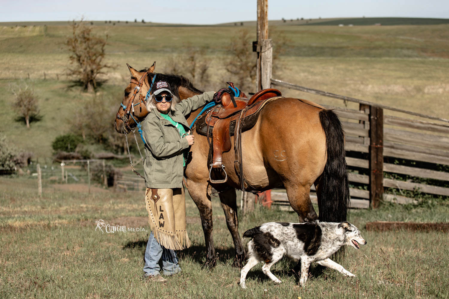 preparing to mount up