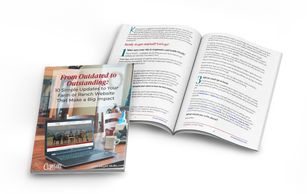 From Outdated to Outstanding eBook to improve your website